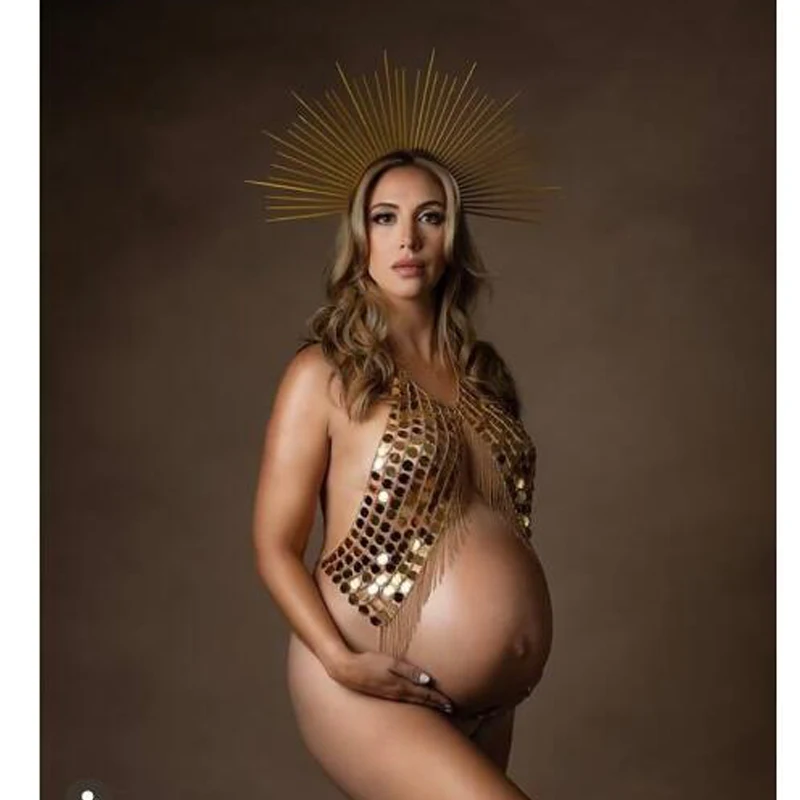 Vestido boudoir para embarazada – Sesión fotográfica maternidad - imagen 5