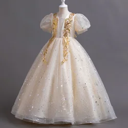 Vestido de princesa infantil – Elegante para ceremonia