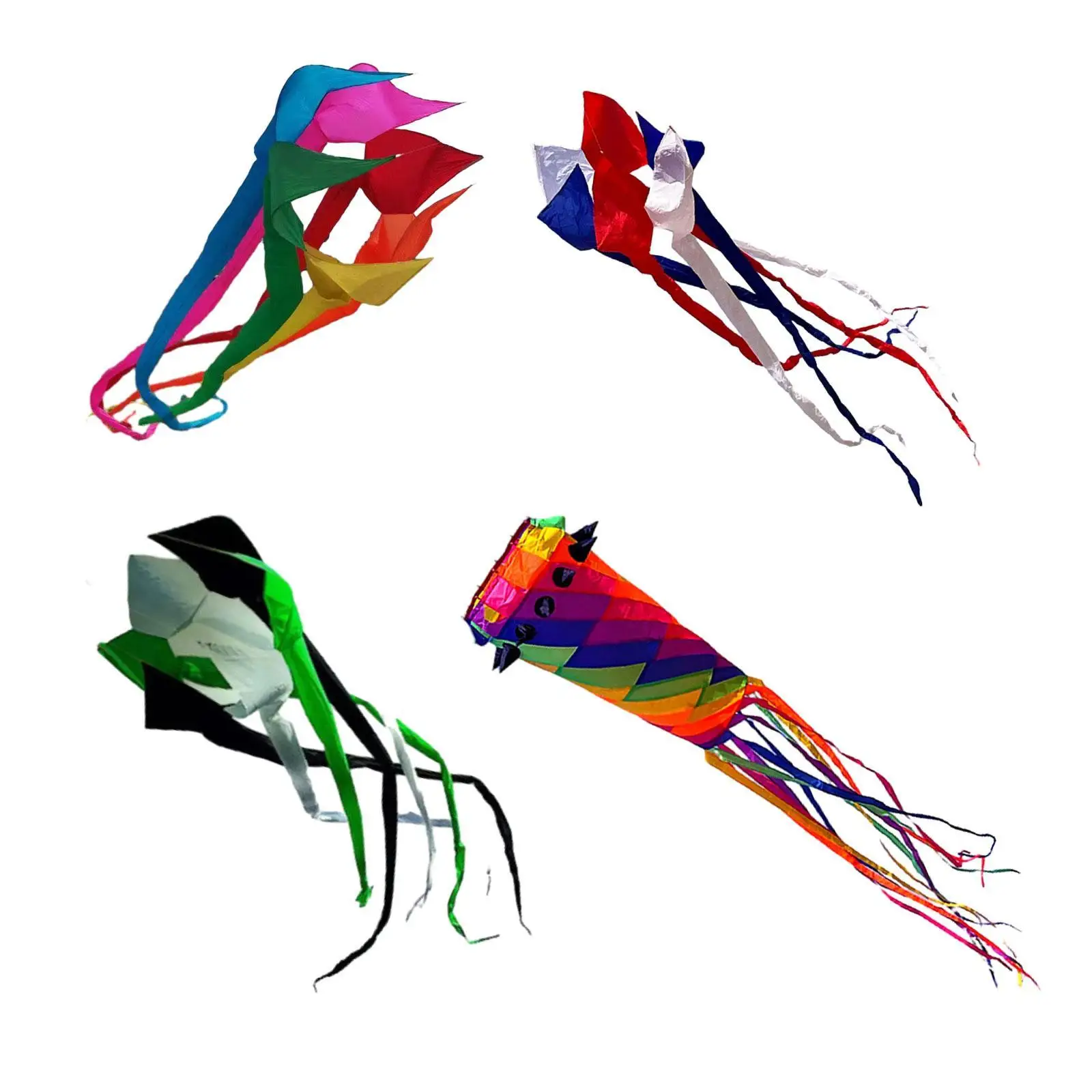 Flyer Kite Sturdy Foldable Decoration Classic Reusable Popular Rotating Tube Kite for Activities Grasslands Sports Outdoor Beach