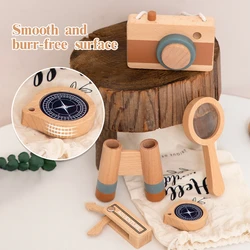 Kit de exploración para niños: cámara, lupa y brújula Montessori