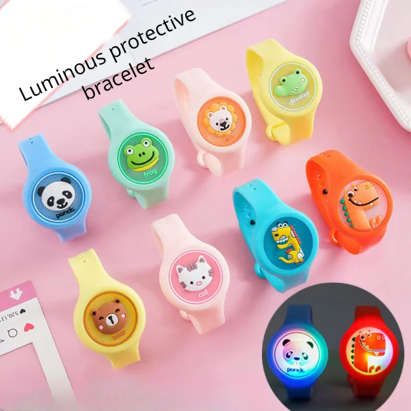 Pulsera repelente de mosquitos infantil con luz y destellos