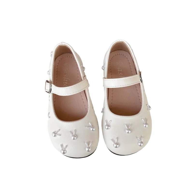 Zapato de cuero de princesa para niños, calzado plano para niños, edición coreana, antideslizante, versátil, Le FuShoe, 2025 - imagen 4
