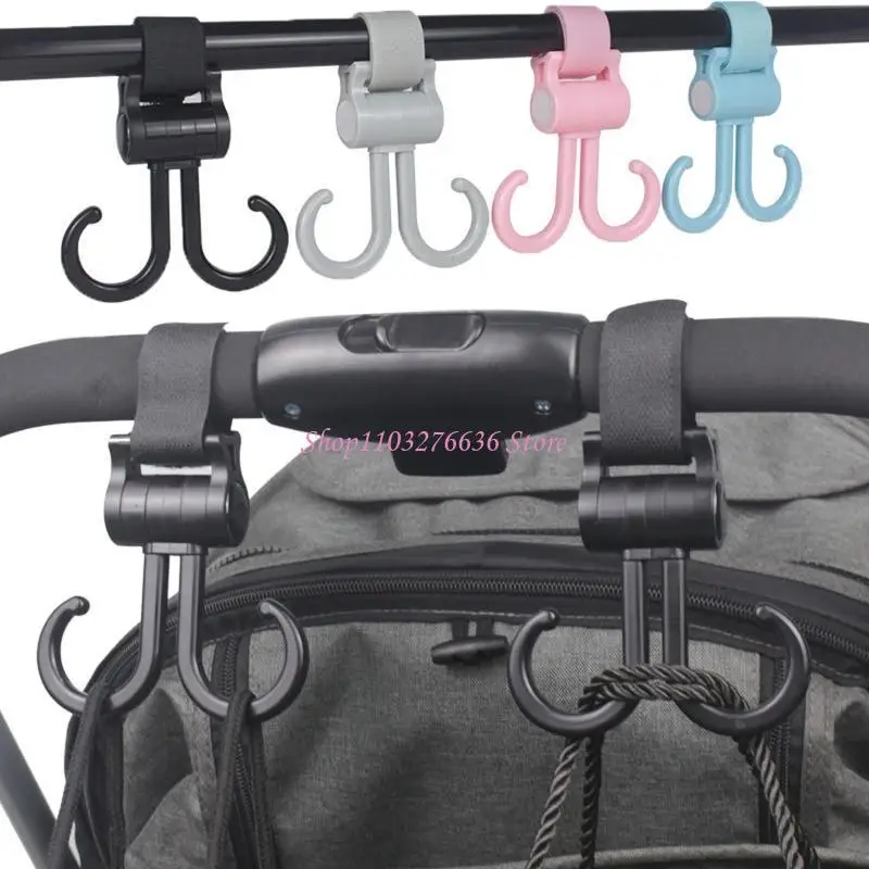 R6FD Double Scheding Hook ganchos autos Autom Tack Hooks for Hangings Bag Plastic - imagen 2