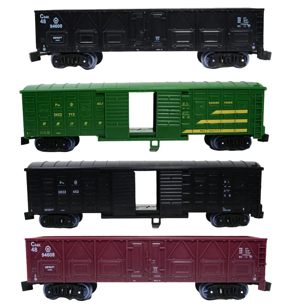 Vagón de carga H0 escala infantil – Maqueta ferroviaria para montar - imagen 4