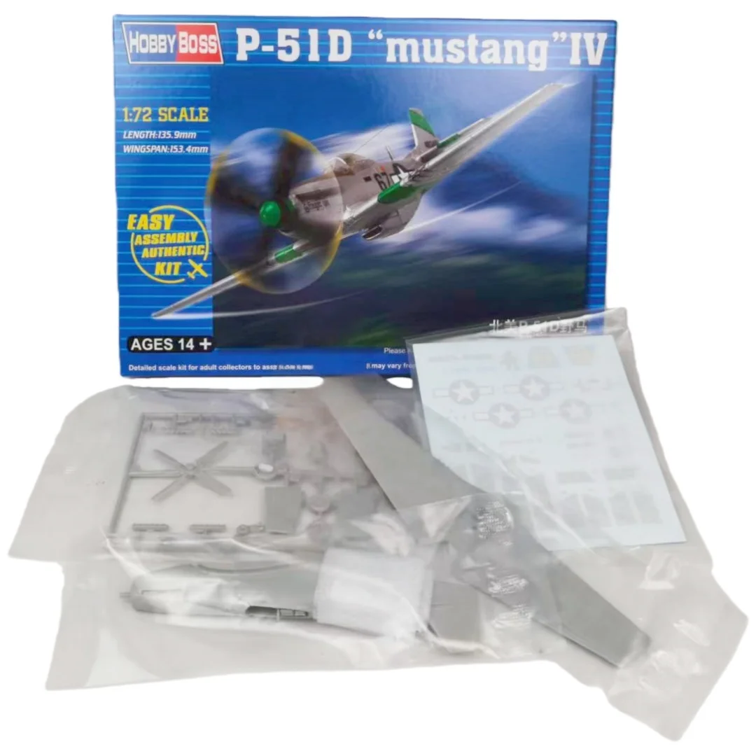 TRUMPETER 1/72 P-51D Fighter Modelo de rompecabezas de ensamblaje de plástico - imagen 2