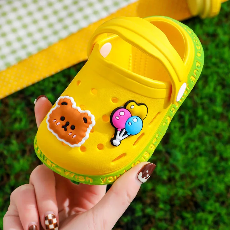 Zapatos de verano para bebé, sandalias con diseño de dibujos animados, mulas para niñas y niños, calzado para jardín infantil, nuevos productos para niños - imagen 3