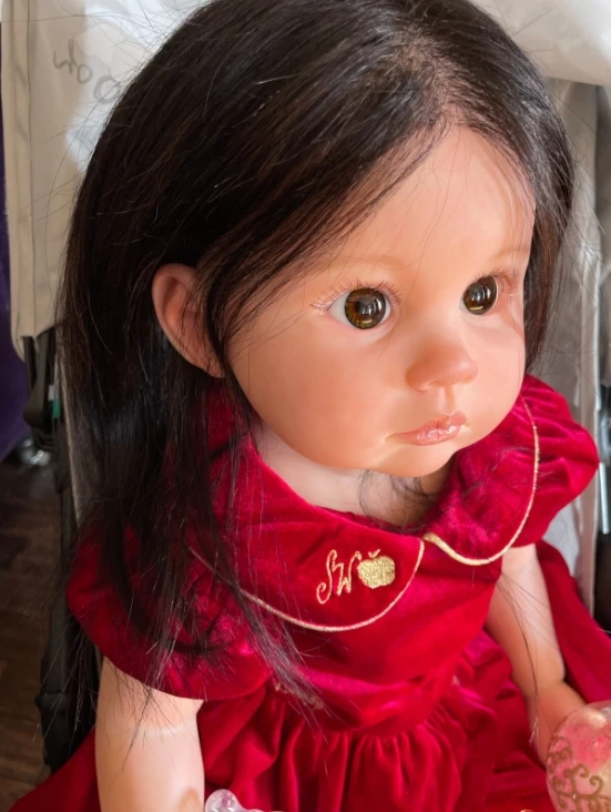 NPK 27 ''alta cantidad sin terminar sin pintar DIY piezas de muñeca Reborn Dol Kit Julieta tamaño enorme niña pequeña tacto Real suave - imagen 2