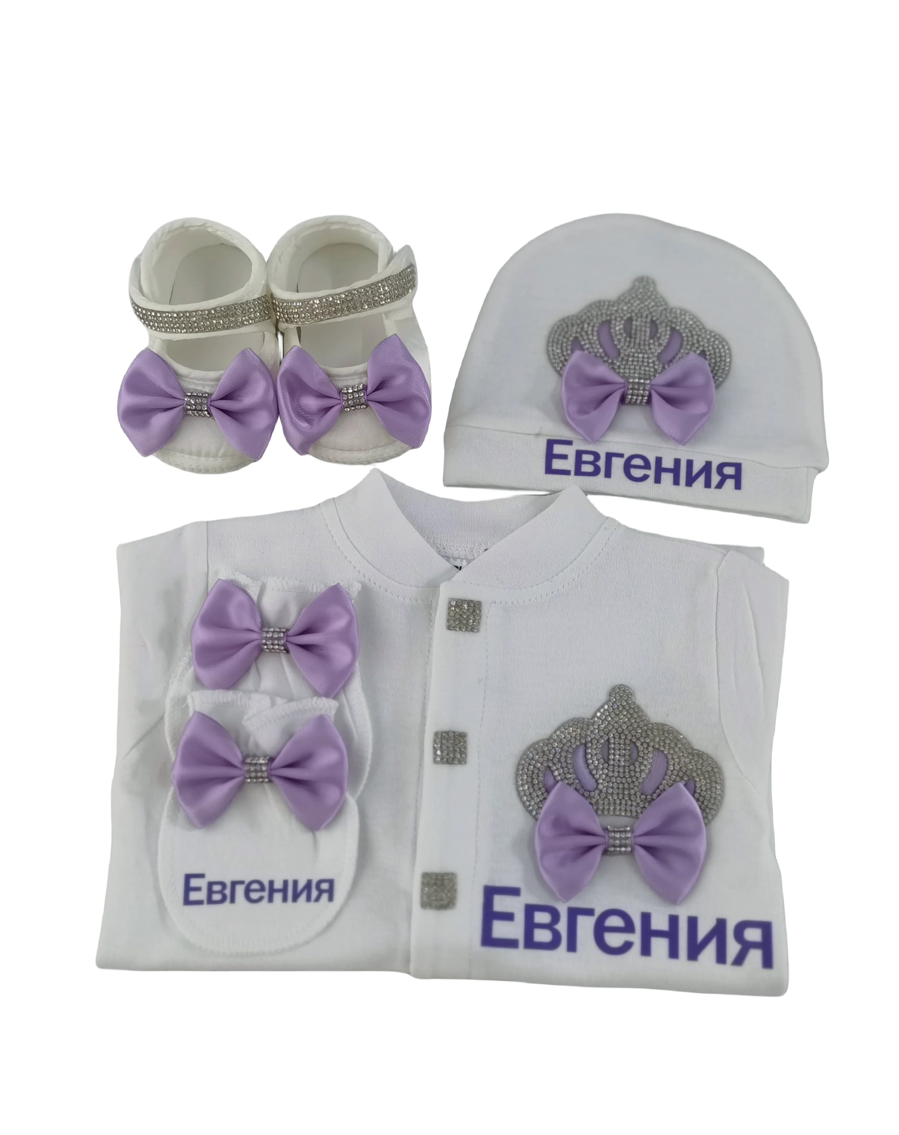 Manta de bienvenida a casa para bebé, conjunto de sombrero, mitones, baberos, fotografía de mujer embarazada, corona de recién nacido, joyería amarilla, 4 piezas - imagen 4