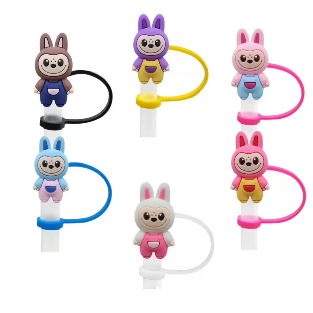 Cubierta de silicona para pajilla con muñeca – Accesorio antigoteo - imagen 3