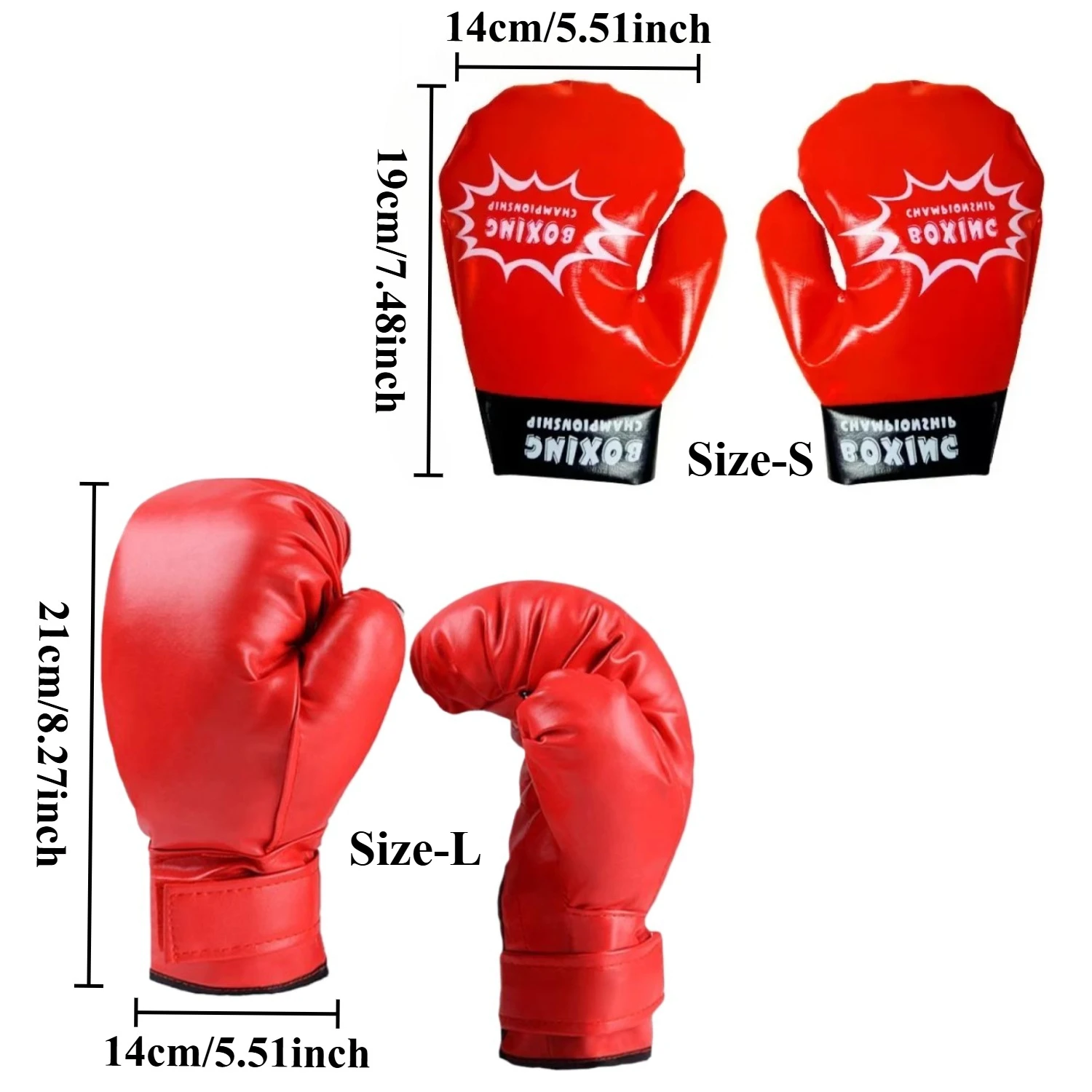 Saco de boxeo infantil rebotable con guantes - imagen 4