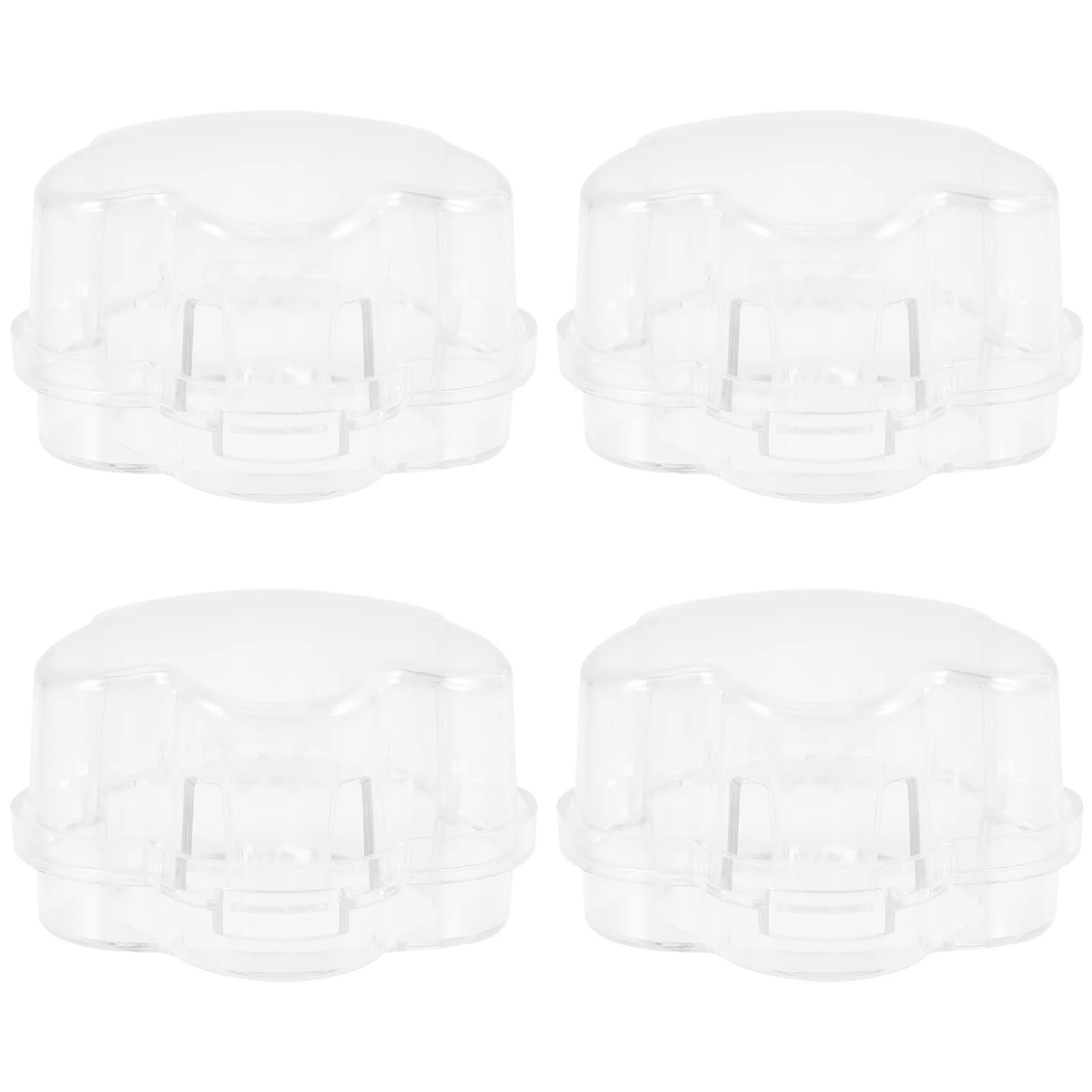 Cubiertas de perilla de estufa para seguridad infantil, protectores de quemador de estufa de Gas de alta resistencia, instalación sencilla, mano de obra exquisita para el hogar, 4 Uds.