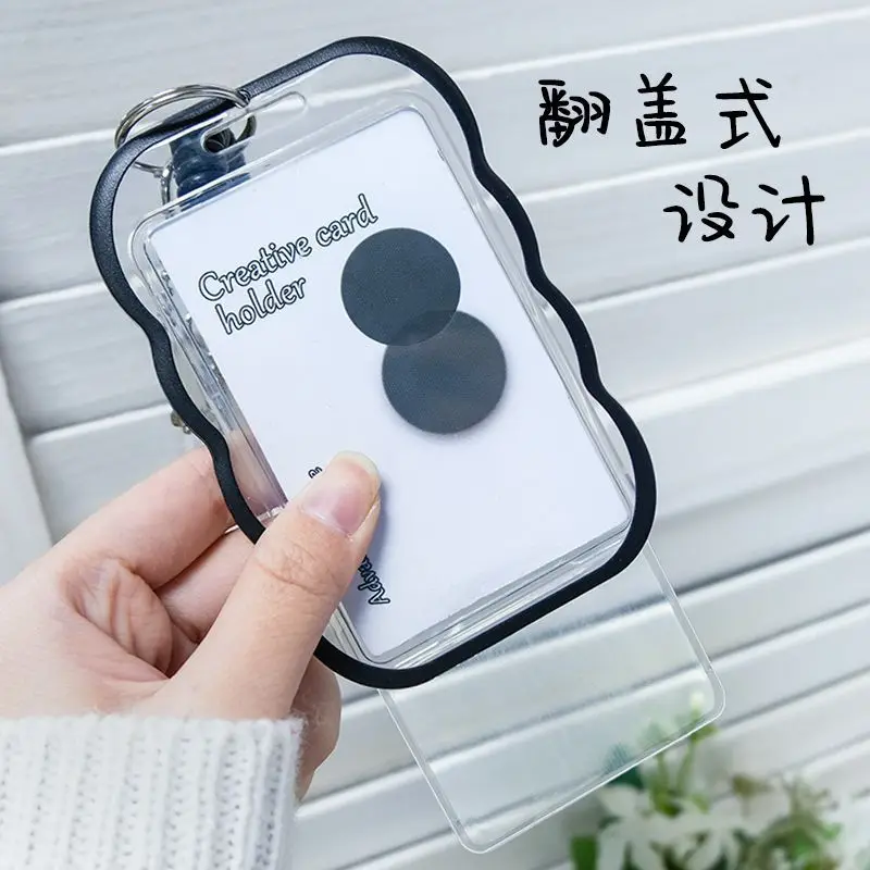 Soporte para sesión fotográfica Kpop de diseño creativo, tarjetero transparente, llavero, fundas para fotos, tarjeta de autobús, funda para tarjeta de estudiante, Protector de fotos - imagen 5