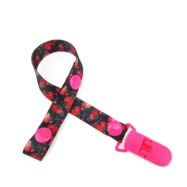 1 cadena con clip para chupete de bebé: material suave con un bonito diseño, clip seguro que evita la pérdida, protege los momentos felices del bebé - imagen 2