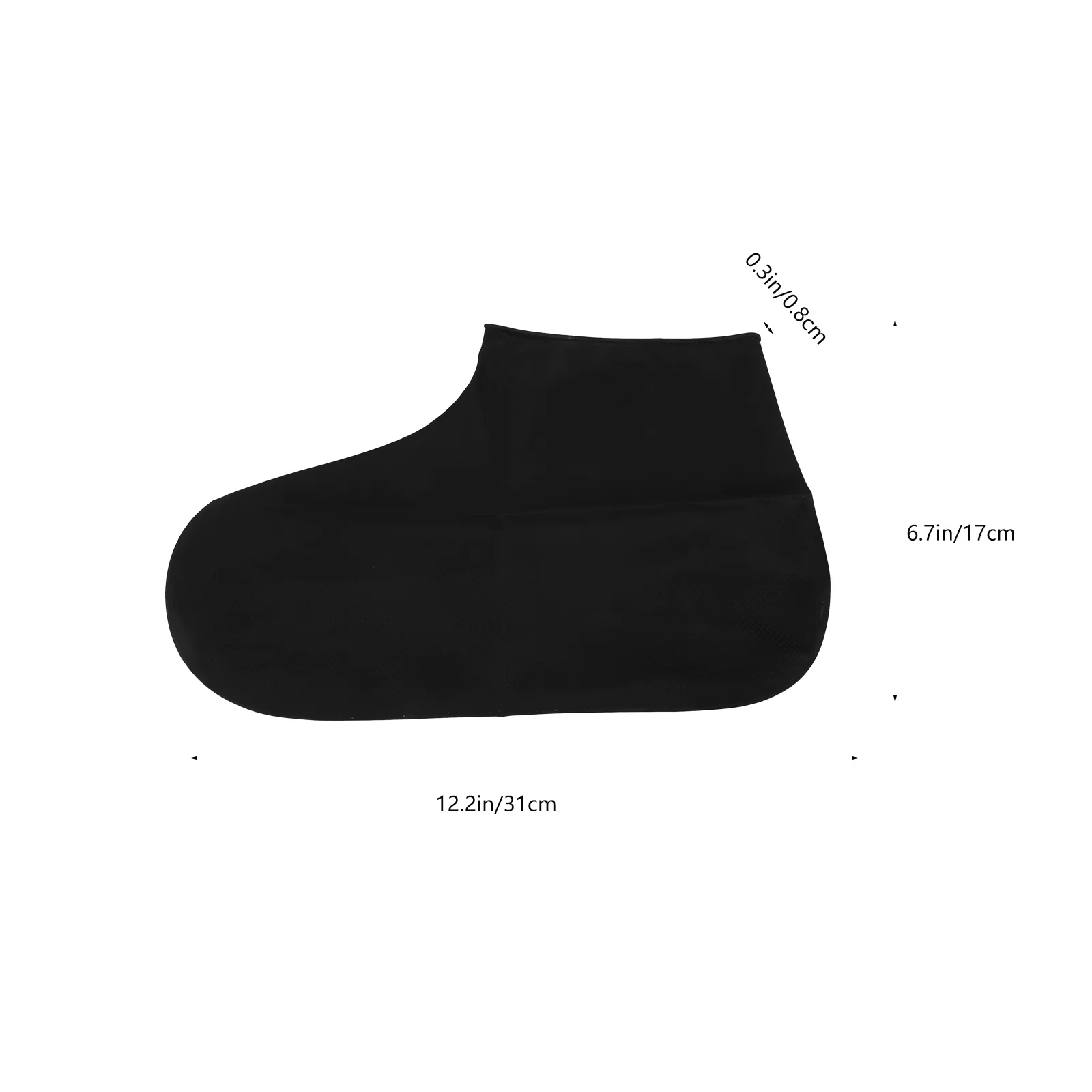 Cubiertas elásticas para zapatos, impermeables, a prueba de barro, a prueba de nieve, antideslizantes, resistentes al desgaste, Protector para actividades al aire libre, cubierta para zapatos - imagen 5