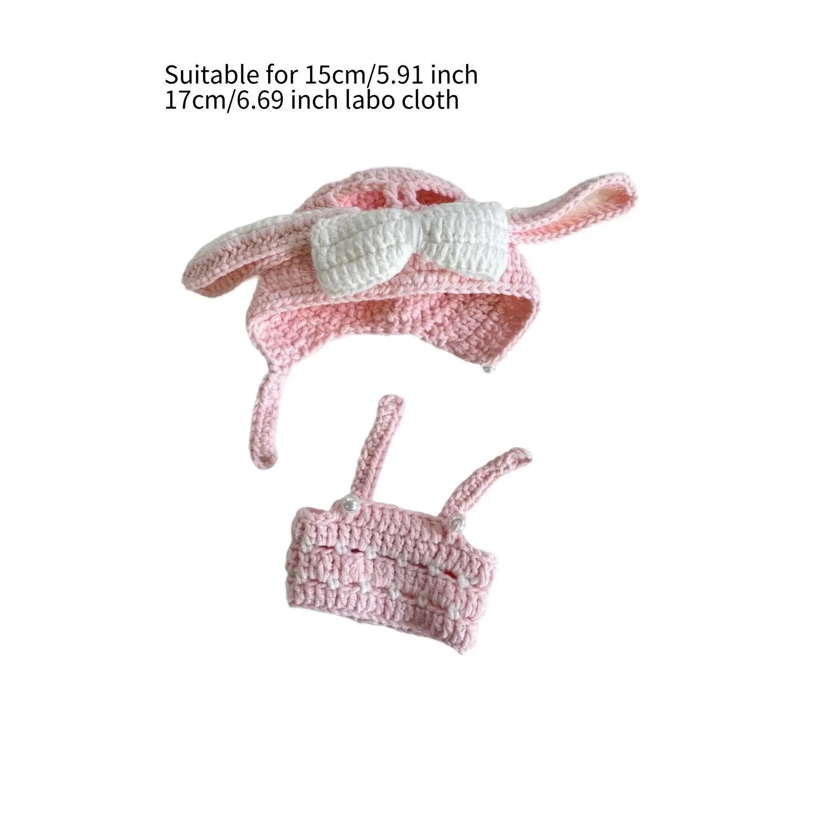 Mini 6.69 inch Doll Clothes,Cute Doll Clothes Suit,DIY,Dress up,Comfortable,Doll Outifits Girl Doll Clothing for Pendant Doll