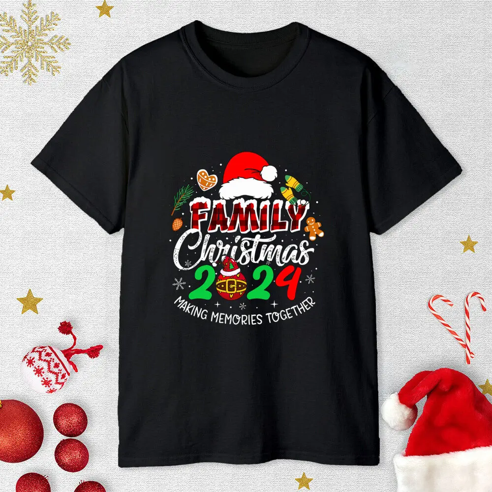 Camisetas con estampado de Navidad para toda la familia, playera a juego, ropa de fiesta familiar, regalo de Navidad, 2024 - imagen 4