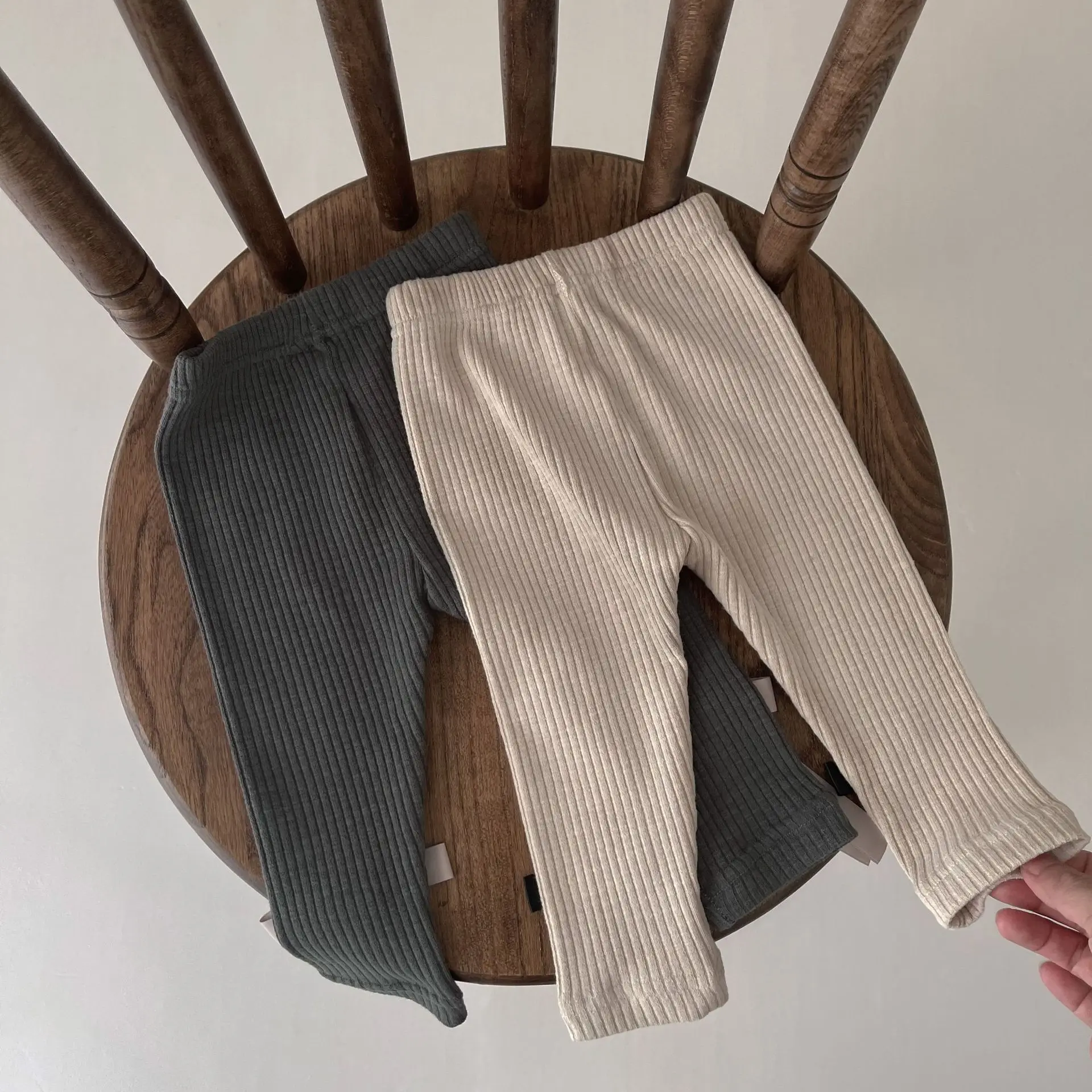 Ropa para recién nacidos, pantalones para bebé, mallas con lazo para primavera y otoño, pantalones ajustados para bebé de 0 a 2 años, pantalones para niña - imagen 2