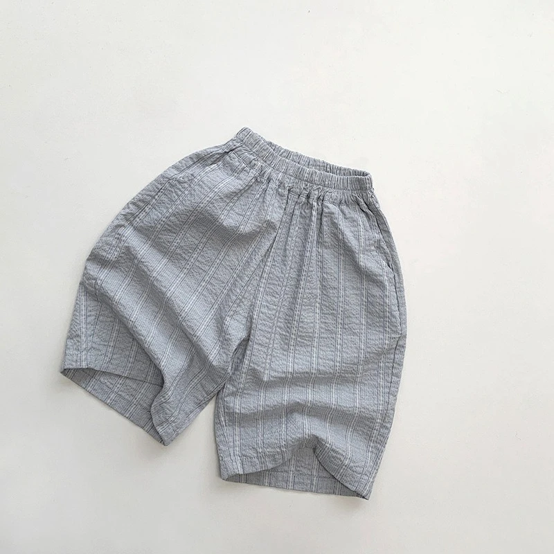 ¡2025 nuevos pantalones repelentes de mosquitos a rayas japonesas-coreanas de verano para niños: capris informales ligeros y transpirables para niños y niñas! - imagen 3