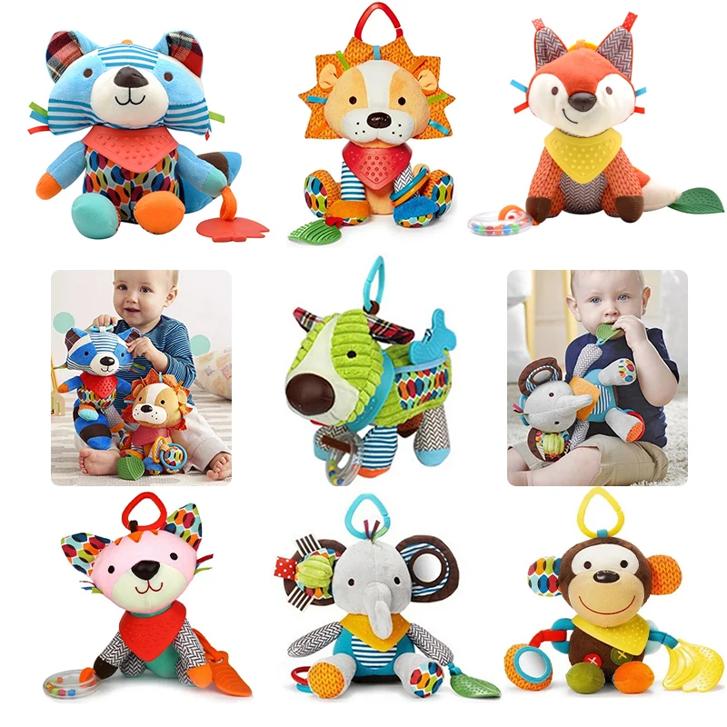 Sonajero sensorial de peluche coche para bebé – Móvil cuna infantil