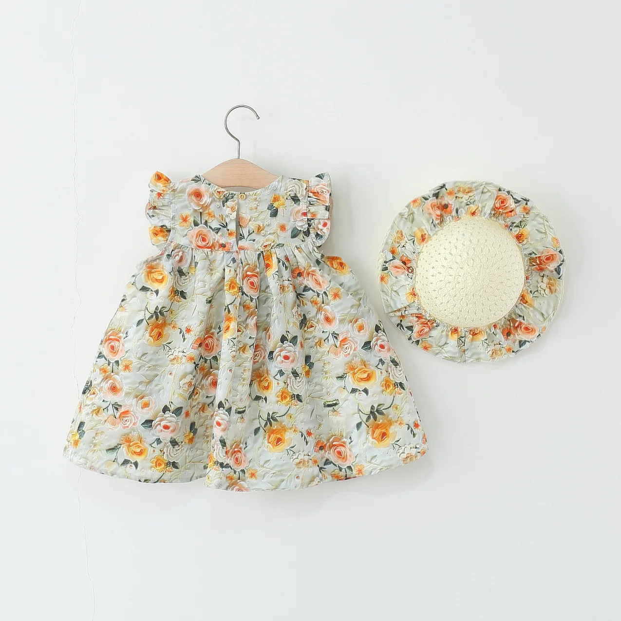 Vestidos de verano sin mangas para niña – Estampado floral - imagen 2