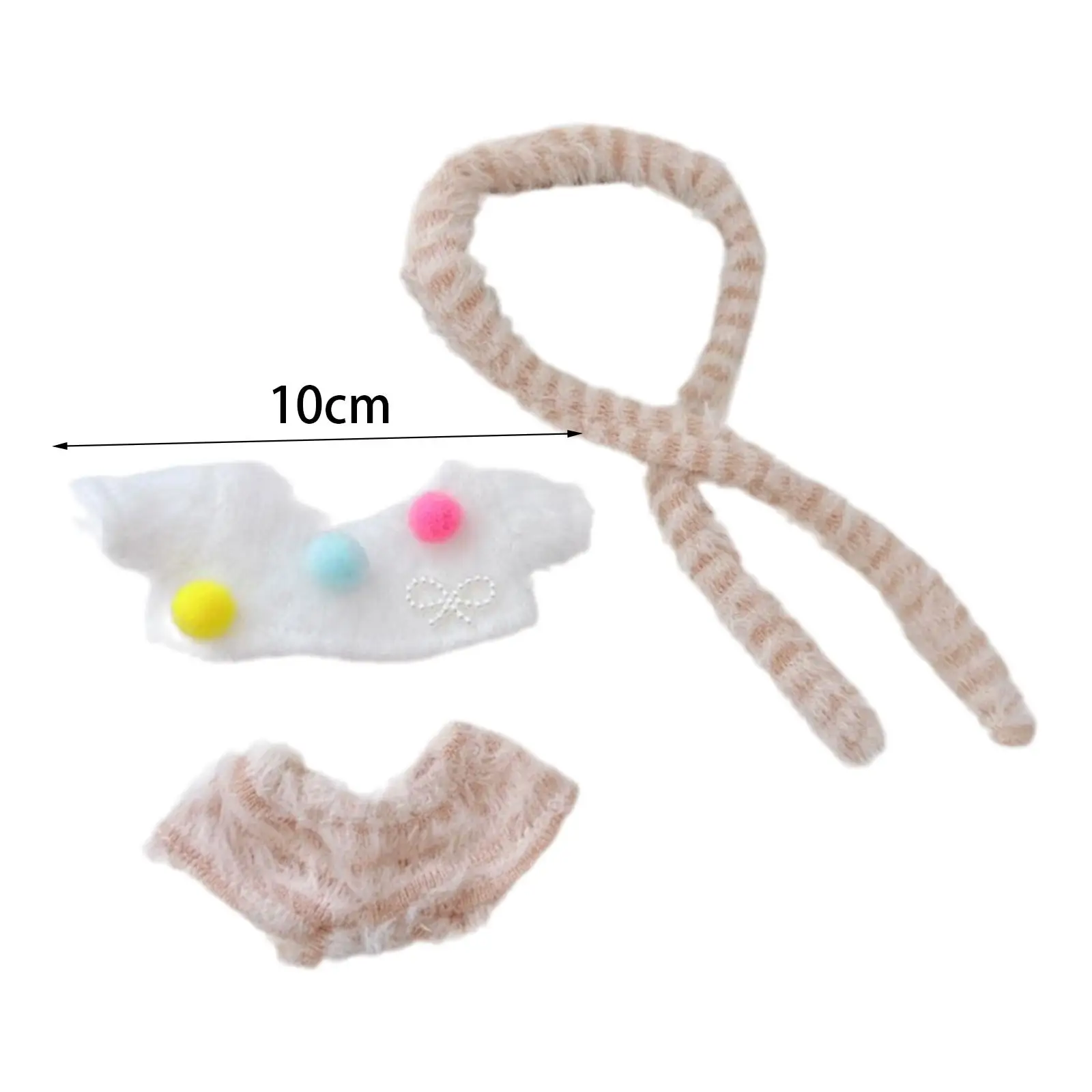 Doll Clothes Dress up Your Own Doll Soft Fashion Kids Gift Dress up Comfortable Decorative Outifit DIY Doll Toy for 17cm Dolls