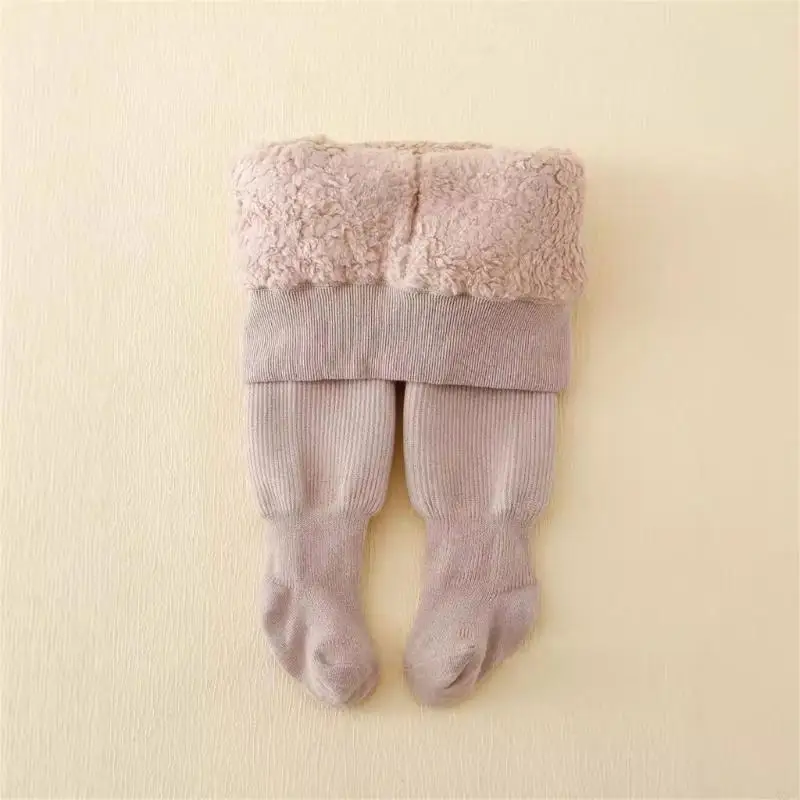 Mallas con forro Polar para niñas de invierno, pantimedias de punto gruesas y cálidas para niños de 0 a 6 años - imagen 4