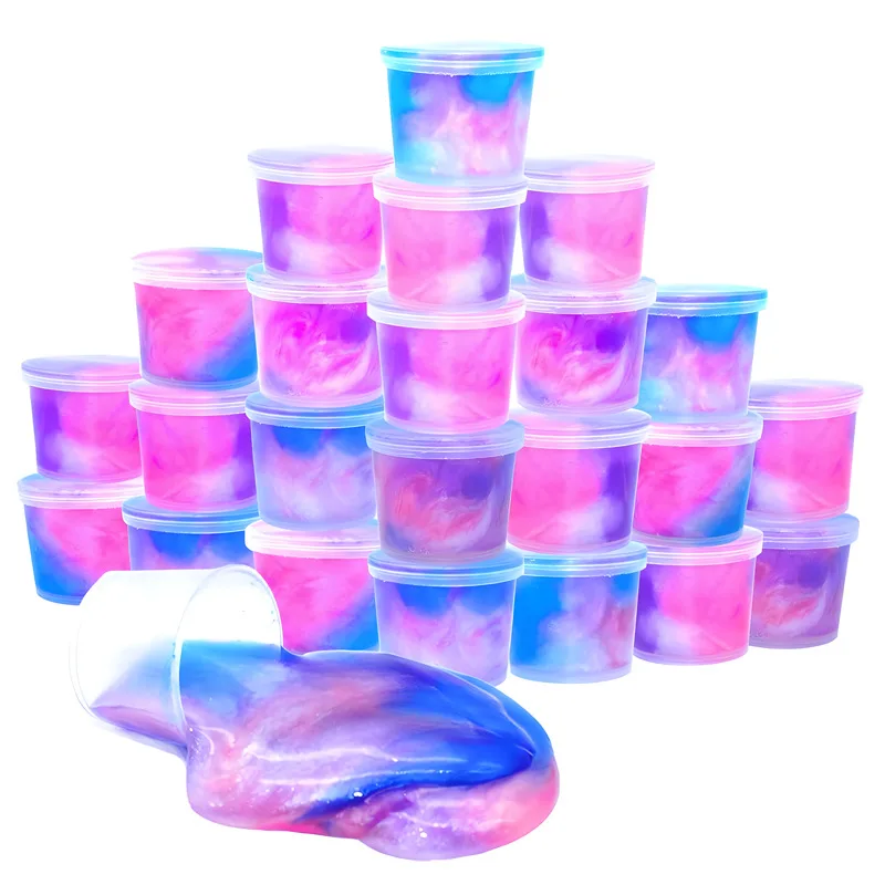 Juguete blando de limo arcoíris de unicornio mágico, delgado elástico no pegajoso, Ideal para niños, juguete antiestrés, regalos de fiesta y bolsas de regalos - imagen 5