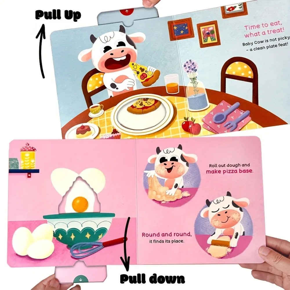 Baby Cow - Libro lift-the-flap aprender a comer verduras - imagen 3