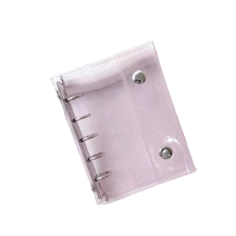 Carpeta transparente para niños rosa y negra con cubierta suelta - imagen 5