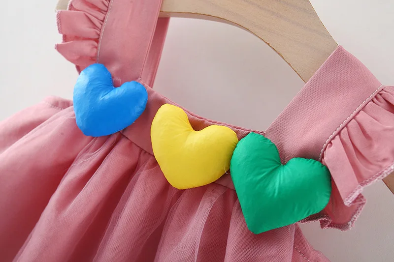 Vestido de verano para niña, vestido de 1er cumpleaños para niña de 1 año, ropa sin mangas para fiesta de niña, trajes de princesa - imagen 3