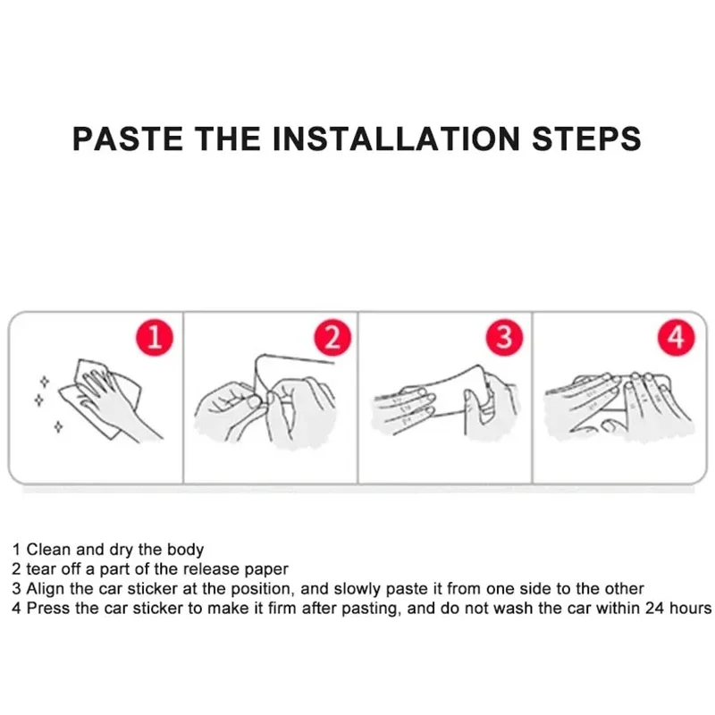 Pegatina de fibra de carbono para puerta de coche, cubierta resistente a los arañazos, película de protección para manija de coche, accesorios de estilo Exterior, 4 piezas - imagen 3