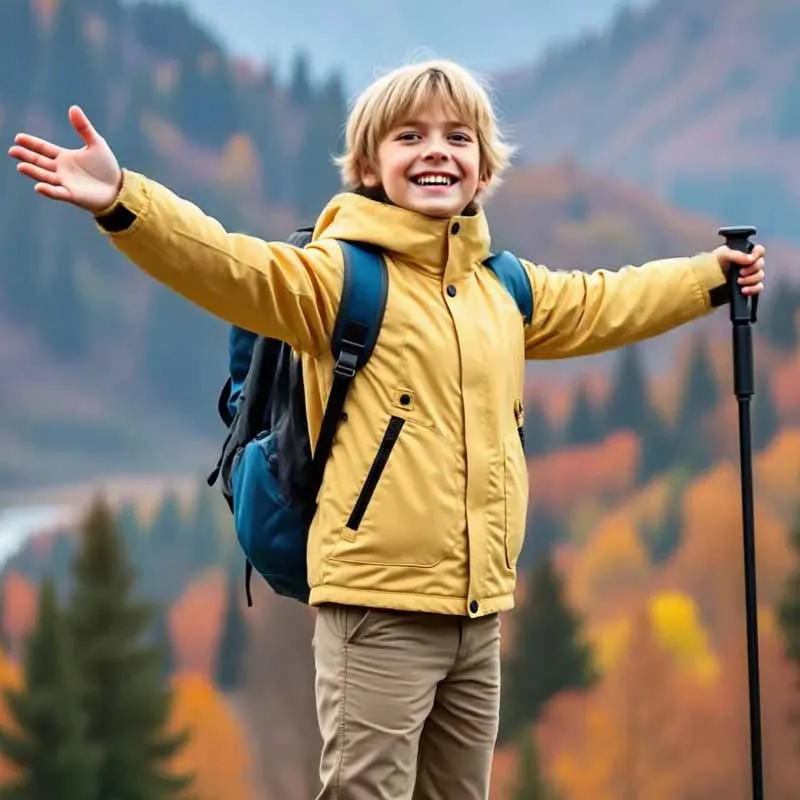 Parka impermeable para niño con capucha – Abrigo de invierno - imagen 4