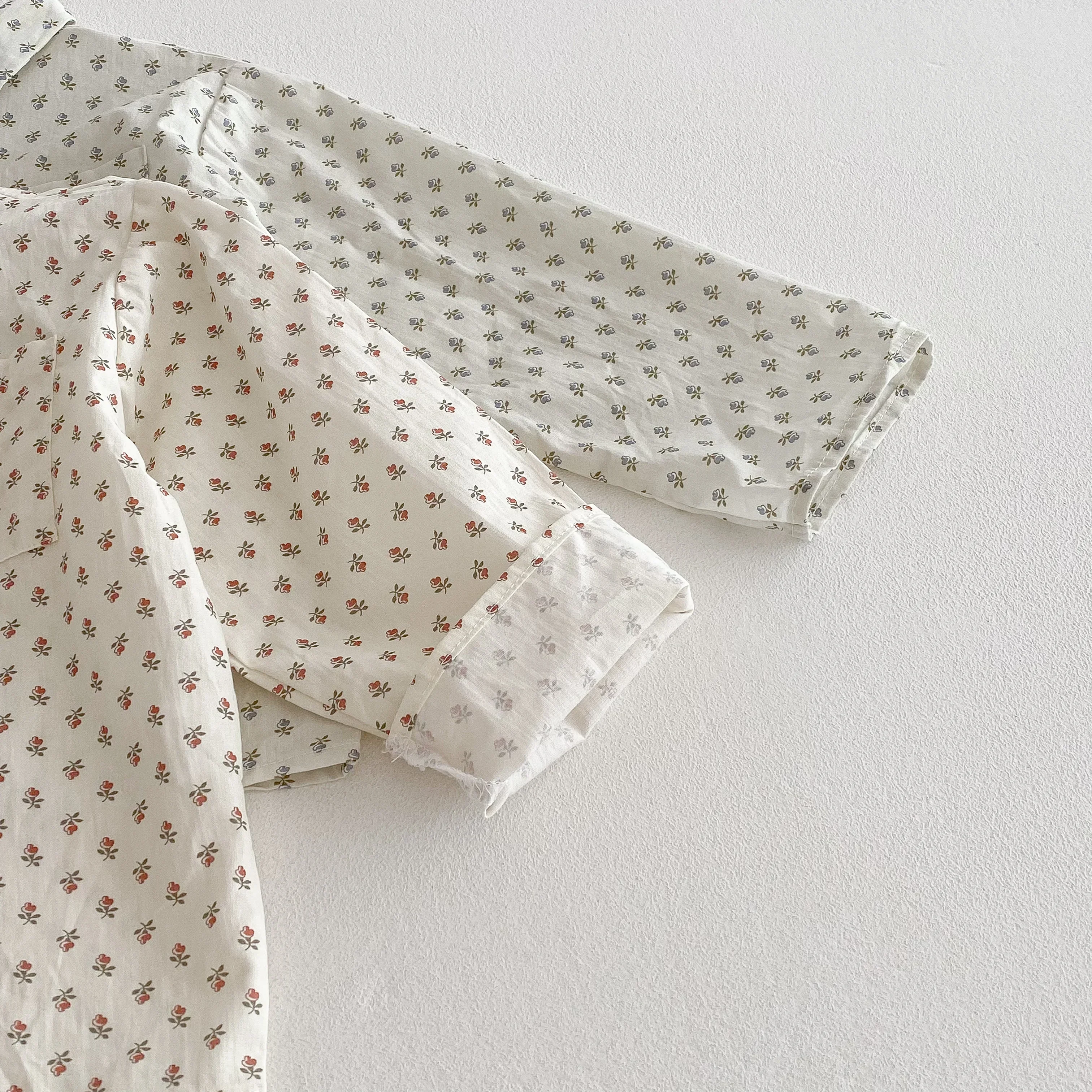 Camisa floral manga larga para niña – Primavera y otoño - imagen 5