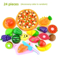 Juego de cocina con alimentos para cortar - Juguete educativo niños 3+