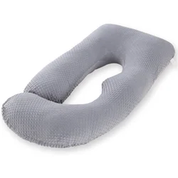 Almohada de embarazo en terciopelo con soporte abdominal