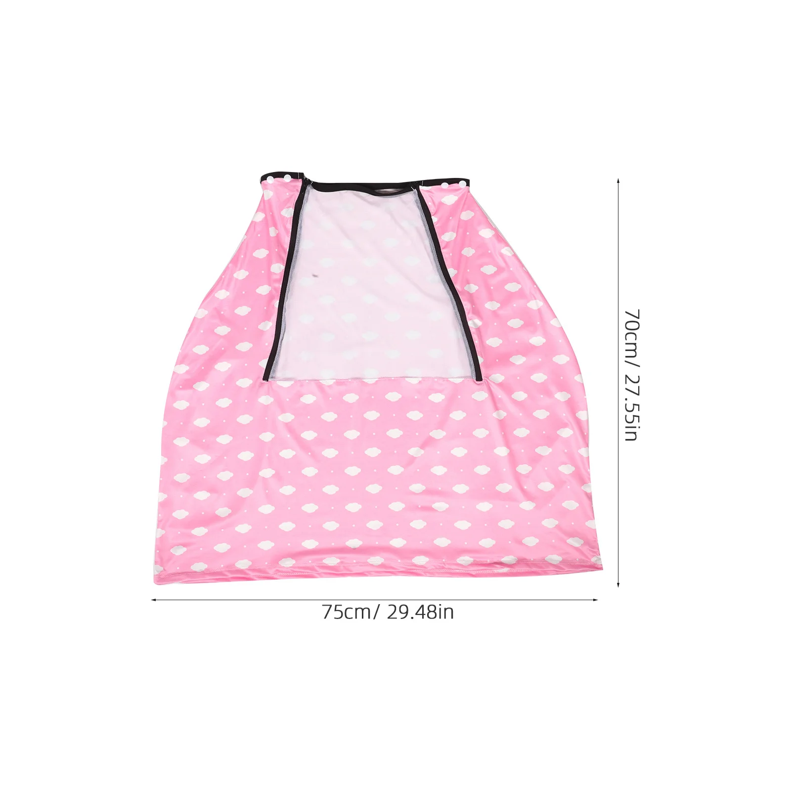 Funda de asiento de coche para bebé, portabebés cálido, suave y transpirable, cubierta de lactancia para cochecito, protección acogedora a prueba de viento, invierno - imagen 4