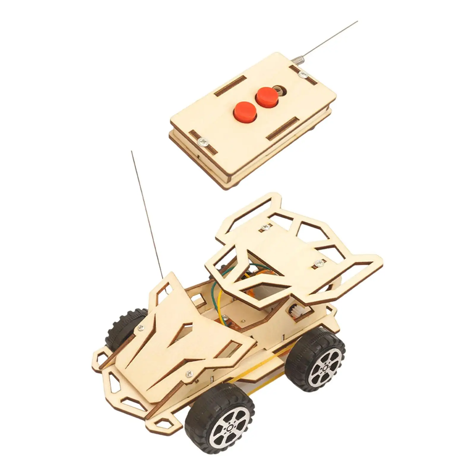 DIY Mini Control Car Toy DIY Handmade Learning Toy for Boys and Girls