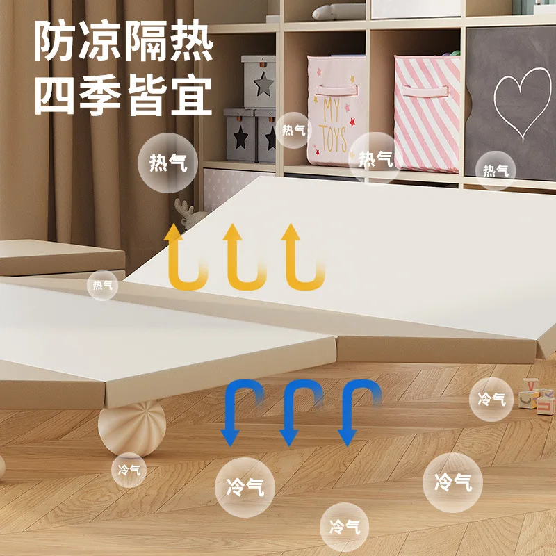 Alfombrilla gruesa para gatear para bebé, alfombra plegable para sala de estar, Hogar Infantil, juegos para niños - imagen 4