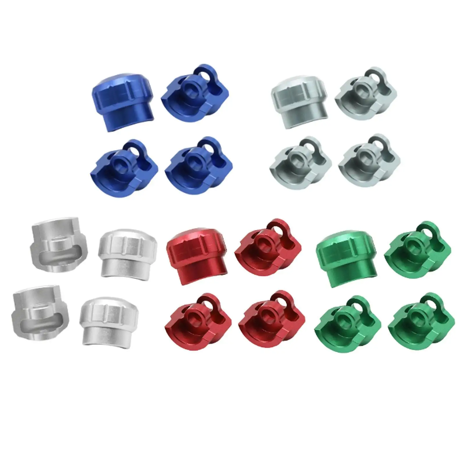 4Pcs 1/8 1/7 Shock Cap Protector Upgrades Part Sturdy Accessories RC Shock Absorber Cap for Ara106040T2 Ara109001 Ara106040T1