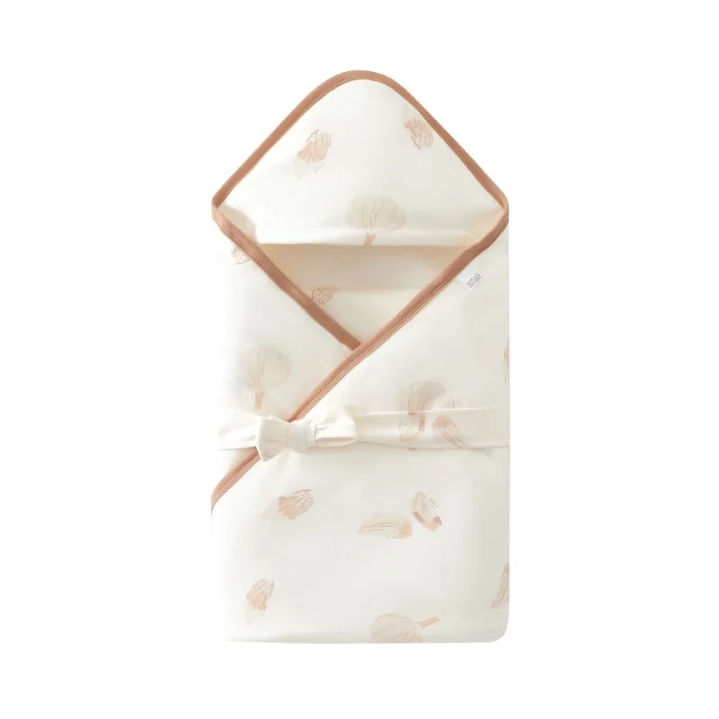 Manta envolvente 100% de algodón para recién nacido, envoltura receptora para entrega en Hospital, bonita simplicidad, tela para envolver al bebé transpirable para todas las estaciones - imagen 4