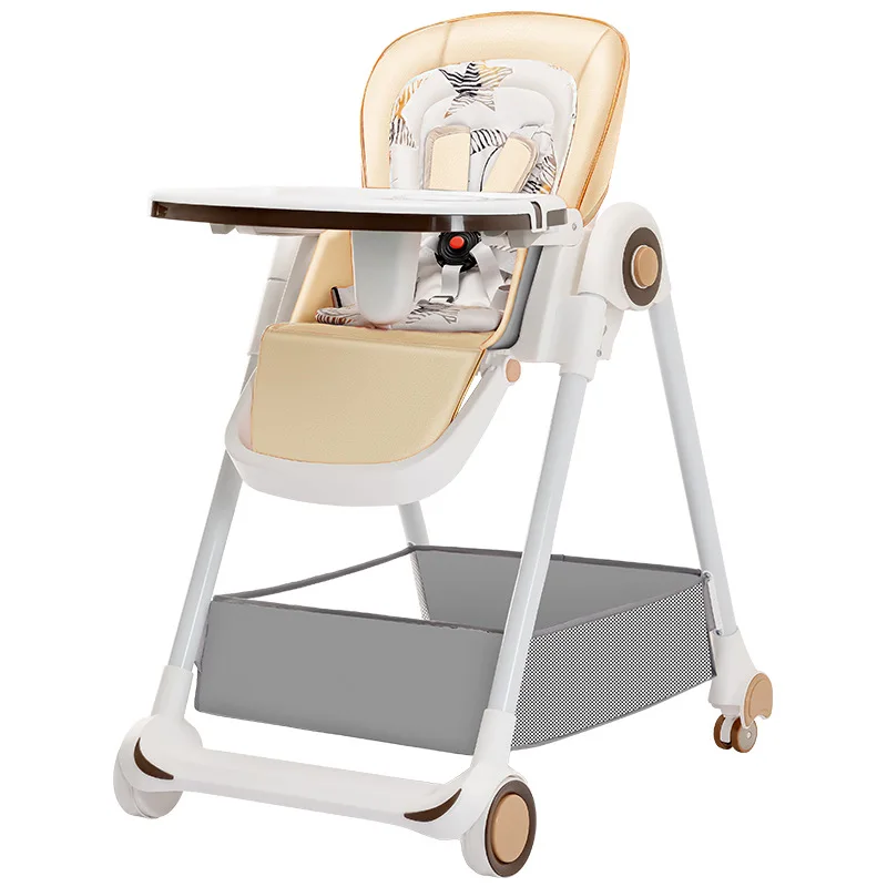 Silla de comer para bebé plegable y multifuncional para hogar - imagen 5
