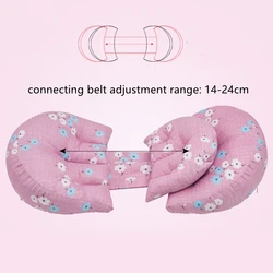 Almohada lateral de maternidad en forma de U – Ajustable y lavable