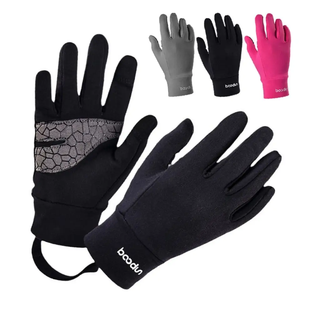 Guantes de ciclismo para niños con absorción de sudor, antideslizantes, a prueba de viento, cálidos, elásticos, resistentes al frío, para ciclismo deportivo - imagen 2
