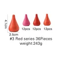 red series 36 pcs