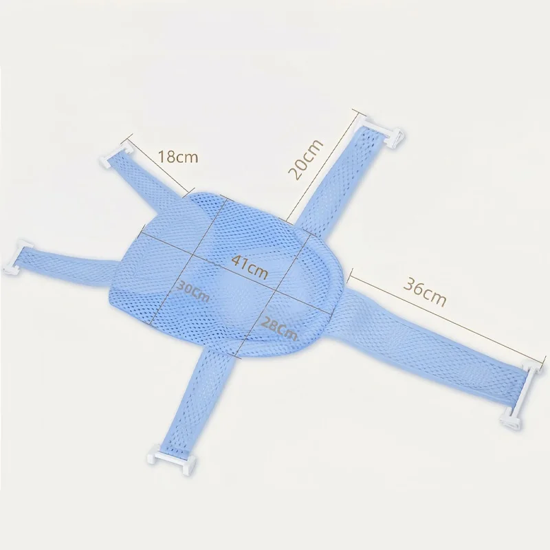 Alfombrilla de soporte para asiento de baño de bebé, almohadilla y silla plegable para bañera, almohada para bañera para recién nacido, cojín corporal suave y cómodo antideslizante para bebé - imagen 5