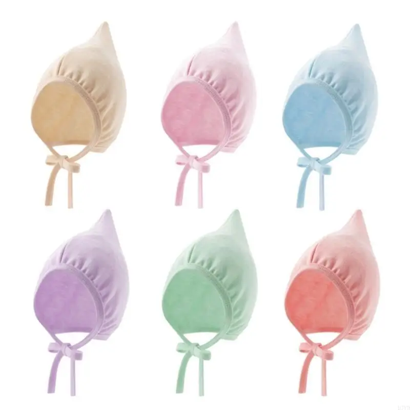 Gorros protección para los oídos D7YD para bebés 0 a 12 meses, gorros hospital a - imagen 3