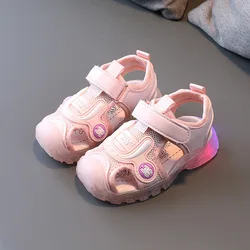 Sandalias deportivas niñas con luces – Suela antideslizante y cómodas