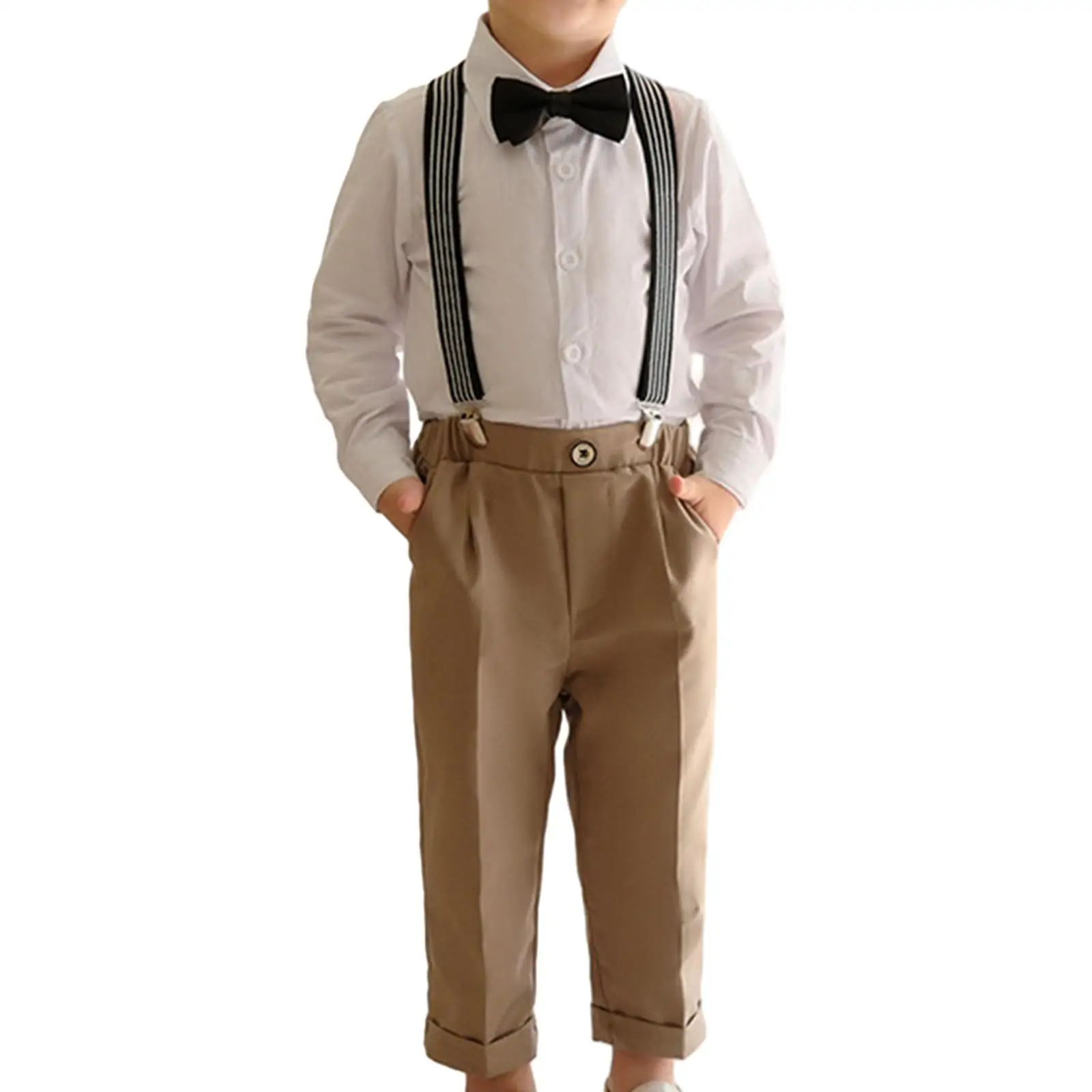 Boys Gentleman Outfit Clothing Boy Clothes for Baptism Birthday Photography