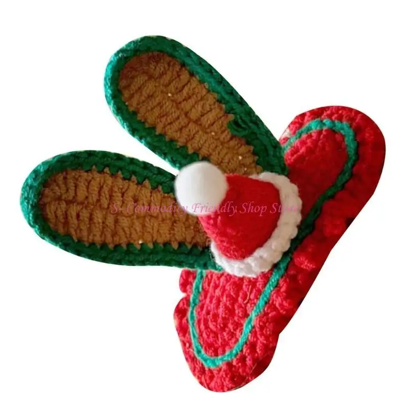 Pinzas de pelo navideñas con diseño festivo para niñas - imagen 5