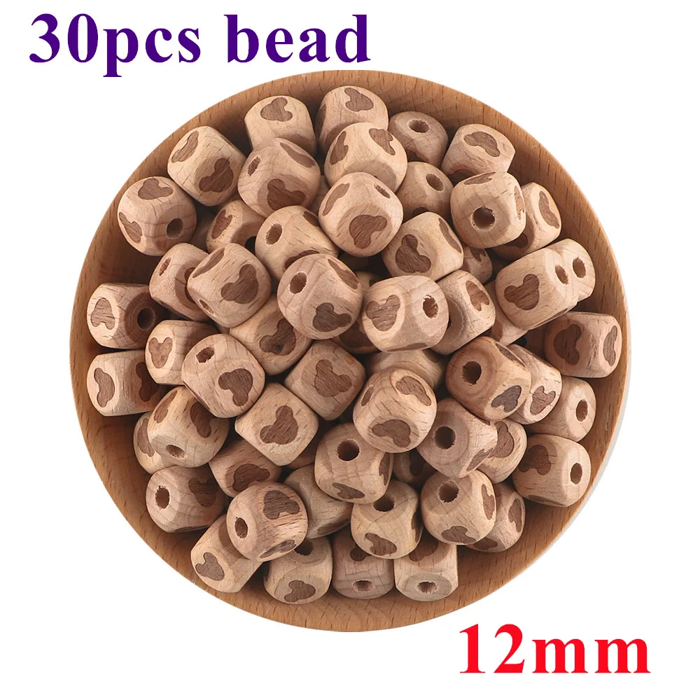 30pcs bear bead